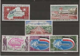 HAUTE - VOLTA - POSTE AERIENNE N° 1 A 6 NEUF- INFIME CHARNIERE -ANNEE 1961-62 - COTE : 29,50 € - Opper-Volta (1958-1984)