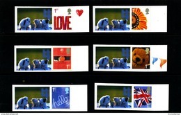 GREAT BRITAIN - 2005  1st CLASS  SMILERS  LITHO  SET  EX SMILERS   MINT NH - Unused Stamps