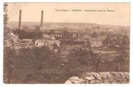 CPA 88 VINCEY - Panorama Pris De VINCEY - Usines - Cheminées D'usines - Peu Commune - Vincey