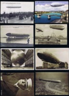 Deutsche Reich Zeppelin Postkarten In Dem 1906 -1911 - Correo Aéreo & Zeppelin