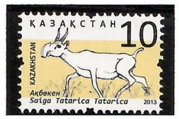 Kazakhstan 2013 . Fauna. Saiga. 1v: 10.  Michel # 841 - Kasachstan