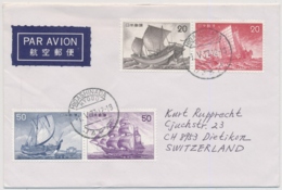 Japan - Brief Gelaufen In Die Schweiz / Japan - Letter Run To Switzerland - Cartas & Documentos