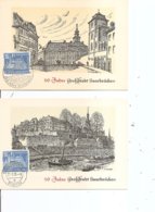 Sarre ( 4 CM De 1959 à Illustrations Différentes à Voir) - Cartoline Maximum