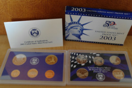 Coffret BU USA - 2003 - Proof Sets