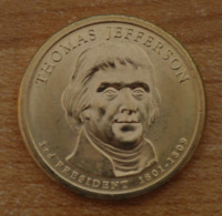 Président Thomas Jefferson 2007 - 1 Dollars - USA - Atelier P - 2007-…: Presidents