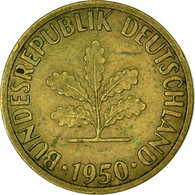 Monnaie, République Fédérale Allemande, 5 Pfennig, 1950, Hambourg, TB+, Brass - 5 Pfennig