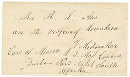 MADAGASCAR - MISSIONNAIRES NORVEGIENS : (1880) Enveloppe Adressée Au Révérand Norvégien AAS à MORONDAVA (MADAGASCAR), Ac - Autres & Non Classés