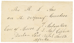 MADAGASCAR - MISSIONNAIRES NORVEGIENS : (1880) Enveloppe Adressée Au Révérand Norvégien AAS à MORONDAVA (MADAGASCAR), Ac - Sonstige & Ohne Zuordnung