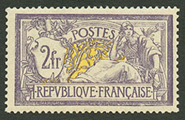 2F MERSON Violet (n°122) Neuf *. Cote 1000€. Signé BRUN. TTB. - Other & Unclassified
