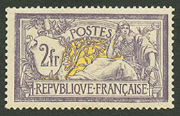 2F MERSON Violet (n°122) Neuf *. Cote 1000€. Signé BRUN. TTB. - Otros & Sin Clasificación