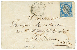 "ASSEMBLEE NATIONALE " : 1873 25c CERES (n°60) Obl. VERSAILLES ASSEMBLEE NATle Sur Enveloppe Pour ST ETIENNE. TTB. - 1871-1875 Ceres