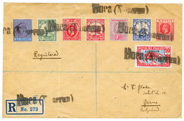 CAMEROUN : 1918 Cachet Provisoire Linéaire BUEA (KAMERUN) Sur Affrt Composé Pour La SUISSE. TTB. - Andere & Zonder Classificatie