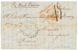 MAYOTTE Via LE CAP DE BONNE ESPERANCE : 1853 COLONIES ART.13 + GENERAL POST OFFICE CAPETOWN Sur Lettre Avec Texte Daté " - Sonstige & Ohne Zuordnung