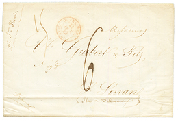 1843 OUTRE-MER GRANVILLE + Taxe 6 Sur Lettre De ST PIERRE TERRE NEUVE Pour ST SERVAN. TTB. - Other & Unclassified