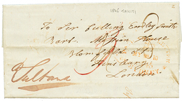 TAHITI -PRECURSEUR : 1845 SHIP LETTER SYDNEY Sur Lettre Avec Texte Daté "TAHITI" Pour LONDRES. TB. - Other & Unclassified