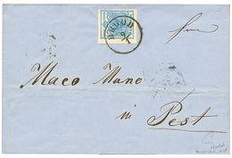BOSNIA - PRECURSOR : 1858 AUSTRIA 9kr Canc. BROOD On Cover To PEST. FERCHENBAUER Certificate. Superb. - Bosnie-Herzegovine