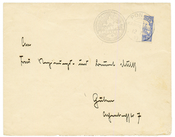 CAROLINES ISLANDS : 1910 Bisect 20pf (n°10H) Canc. PONAPE On Envelope To GERMANY. BOTHE Certificate (1981). RARE. MICHEL - Carolines