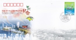 CHINA 2010 The Fistr-day Cover Of The Opening Ceremony Commemorates Of The World Expo2010 Shanghai - 2010 – Shanghai (Chine)