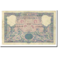 France, 100 Francs, Bleu Et Rose, 1896-09-26, TB+, Fayette:21.9, KM:65b - 100 F 1888-1909 ''Bleu Et Rose''
