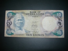 Sierra Leone.  10 Leones - Sierra Leone