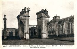 N°76271 -cpa Le Neubourg -château Du Champ De Bataille- Nouvel Hôpital- - Le Neubourg