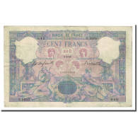 France, 100 Francs, Bleu Et Rose, 1899-04-08, TB+, Fayette:21.12, KM:65b - 100 F 1888-1909 ''Bleu Et Rose''