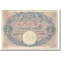 France, 50 Francs, Bleu Et Rose, 1900-01-26, TB, Fayette:14.12, KM:64b - 50 F 1889-1927 ''Bleu Et Rose''