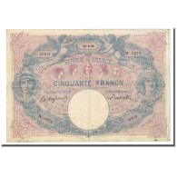 France, 50 Francs, Bleu Et Rose, 1899-09-15, TB, Fayette:14.11, KM:64b - 50 F 1889-1927 ''Bleu Et Rose''