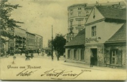 AK GERMANY - BERLIN - GRUSS AUS RIXDORF - ROLLKRUG - 1900s (5494) - Rixdorf