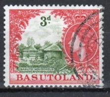 Basutoland 1954 Single 3d Stamp From The Queen Elizabeth Definitive Set. - 1933-1964 Colonie Britannique