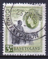 Basutoland 1959 Single 3d Stamp From The National Council Set. - 1933-1964 Colonie Britannique
