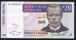 MALAWI P52d  20 KWACHA 2009  #BL      UNC. - Malawi