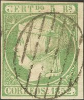 º15. 1852. 5 Reales Verde. MAGNIFICO. - Other & Unclassified