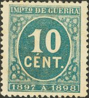 (*)233. 1897. 10 Cts Verde. Color Intenso Y Grandes Márgenes. PIEZA DE LUJO. - Autres & Non Classés