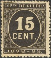 (*)238. 1898. 15 Cts Negro. MAGNIFICO. - Autres & Non Classés