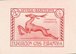 (*)447P. 1929. 20 Cts Carmín. PRUEBA DE PUNZON, Sin Indicación Del Año. MAGNIFICA Y MUY RARA. (Gálvez, 2405) - Other & Unclassified