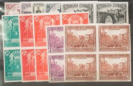 **604/13s(4). 1931. Serie Completa, Bloque De Cuatro. SIN DENTAR. MAGNIFICA. Edifil 2020: +1.540 Euros - Autres & Non Classés