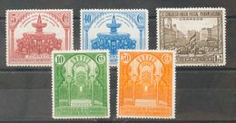 **604/13cca. 1931. Serie Completa, Cinco Valores. Variedad CAMBIO DE COLOR. MAGNIFICA. Edifil 2015: 449 Euros - Otros & Sin Clasificación