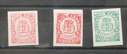 **NE29/31s. 1938. Serie Completa. NO EMITIDA Y SIN DENTAR. MAGNIFICA. Cert. CEM. - Sonstige & Ohne Zuordnung