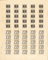 (*)NE35/37P. 1939. Espectacular Conjunto De Las PRUEBAS DE COMPOSICION De Las Sobrecargas Tipográficas De La Serie NO EM - Sonstige & Ohne Zuordnung