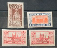 **833/35s, 834as. 1937. Serie Completa, Incluyendo El 30 Cts Bermellón. SIN DENTAR. MAGNIFICA. Edifil 2019: +270 Euros - Otros & Sin Clasificación