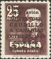 *1083. 1950. CAUDILLO A CANARIAS SIN NUMERO. Muy Bien Centrado. MAGNIFICO. Cert. GRAUS. Edifil 2020: 2.400 Euros - Autres & Non Classés