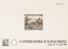 **9P. 1989. Pueba De Lujo. CALELLA. MAGNIFICA. Cert. CEM. Edifil 2020: 650 Euros - Autres & Non Classés