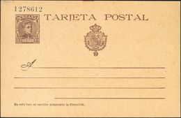 (*)EP37. 1901. 10 Cts Castaño Sobre Tarjeta Entero Postal. MAGNIFICA. Edifil 2019: 40 Euros - Otros & Sin Clasificación