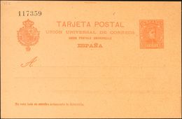 (*)EP40. 1901. 10 Cts Naranja Sobre Tarjeta Entero Postal. MAGNIFICA. Edifil 2020: 122 Euros - Altri & Non Classificati