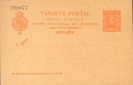 (*)EP42. 1902. 10 Cts Naranja Sobre Tarjeta Entero Postal. MAGNIFICA. Edifil 2020: 128 Euros - Autres & Non Classés
