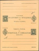 (*)EP43/44N. 1903. 5 Cts Verde Azulado Sobre Tarjeta Entero Postal Y 5 Cts+5 Cts Sobre Tarjeta Entero Postal De Ida Y Vu - Altri & Non Classificati