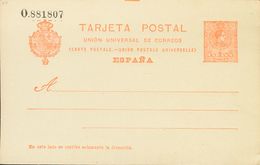 (*)EP53. 1910. 10 Cts Naranja Sobre Tarjeta Entero Postal. MAGNIFICA. Edifil 2019: 45 Euros - Otros & Sin Clasificación