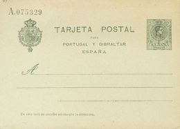 (*)EP55. 1916. 5 Cts Verde Sobre Tarjeta Entero Postal. MAGNIFICA. Edifil 2019: 112 Euros - Altri & Non Classificati