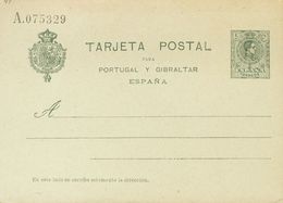 (*)EP55. 1916. 5 Cts Verde Sobre Tarjeta Entero Postal. MAGNIFICA. Edifil 2019: 112 Euros - Other & Unclassified